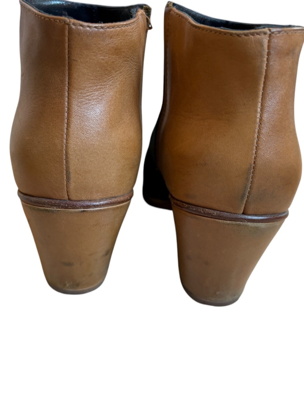 Rachel Comey Black Suede & Carmel Leather Ankle Boots - Picture 5 of 7